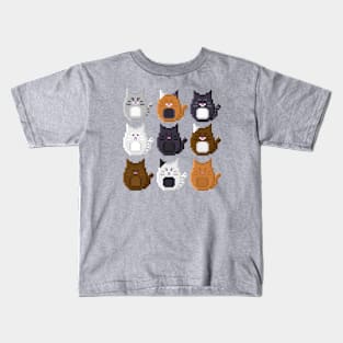 Pixel Cats Kids T-Shirt